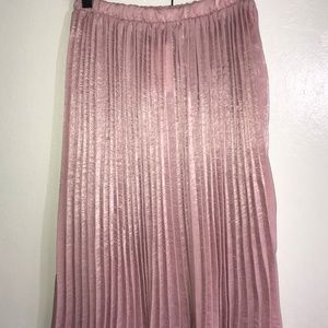 My Amelia James Monroe Pleated Skirt Soft Pink NWT